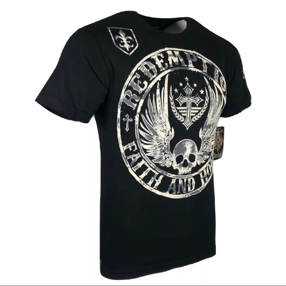 ARCHAIC AFFLICTION Mens T-Shirt MIDKNIGHT Premium - Picture 6 of 8